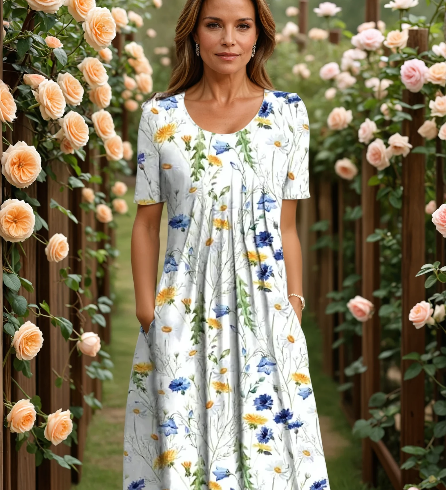 Marianne – Elegantna cvjetna haljina