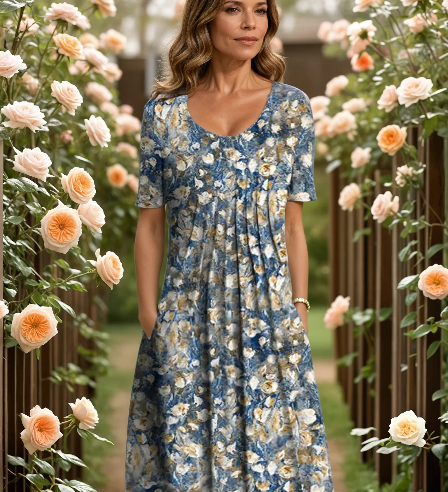 Marianne – Elegantna cvjetna haljina