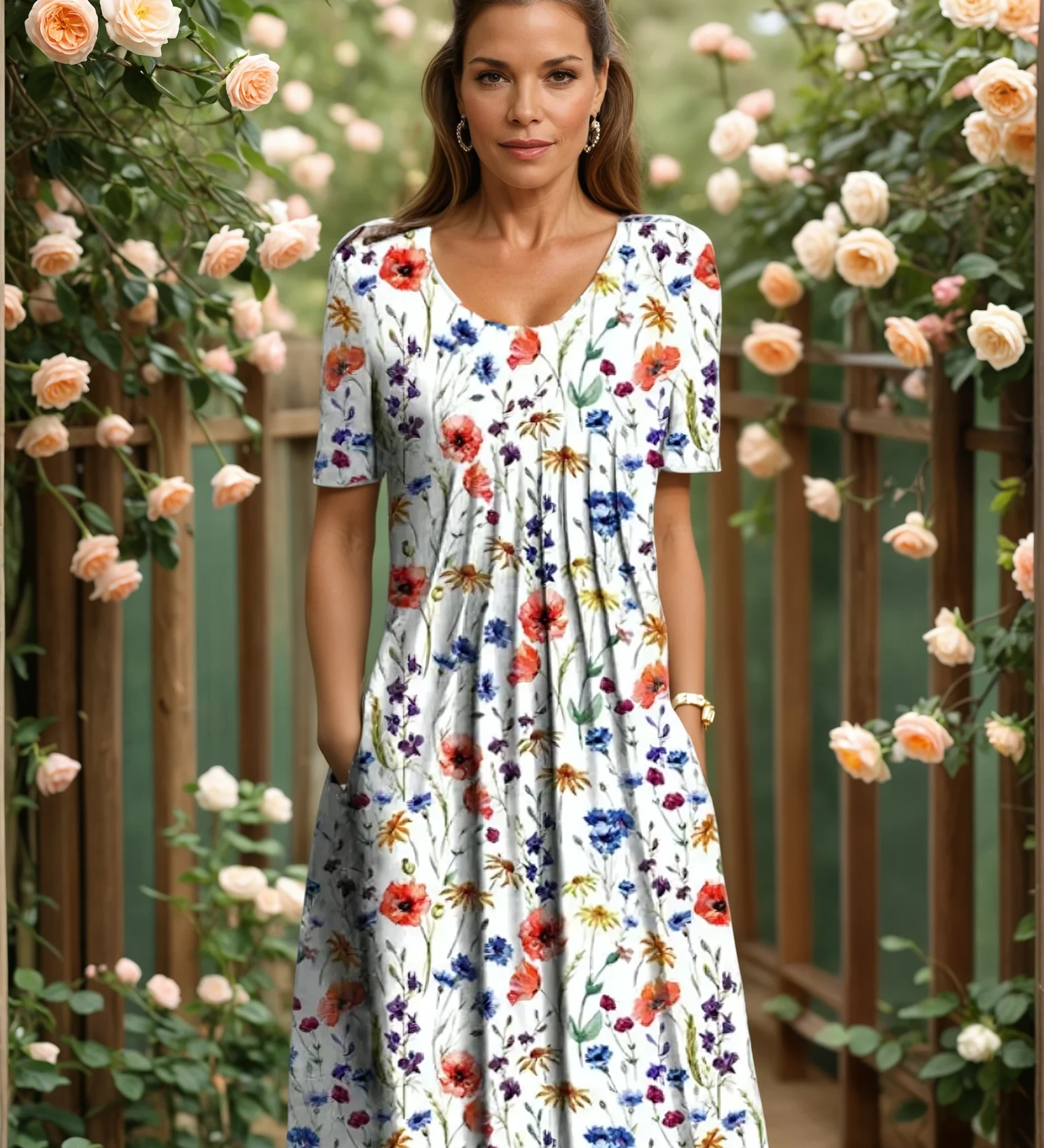 Marianne – Elegantna cvjetna haljina