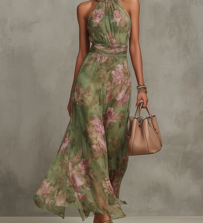 Sophie – Elegantna Cvjetna Maksi Haljina