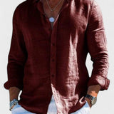 Dennis - Casual košulja od lanene tkanine za muškarce