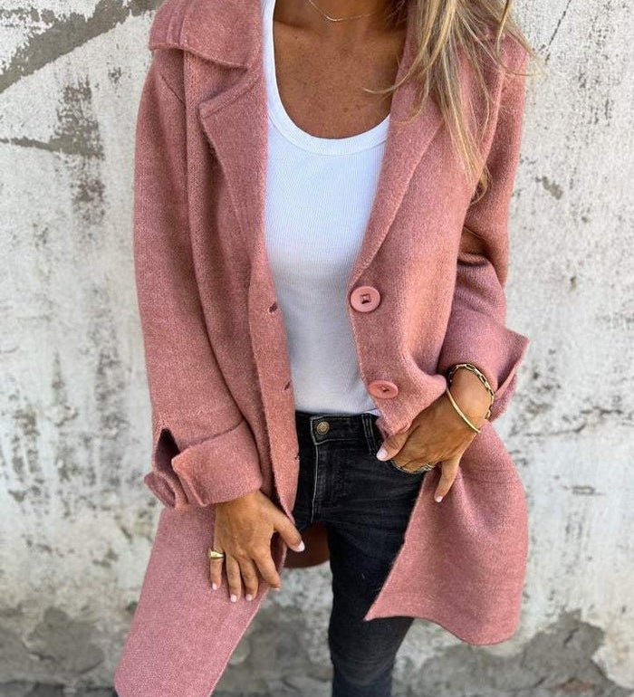 Tessa - Elegantni kaput s gumbima